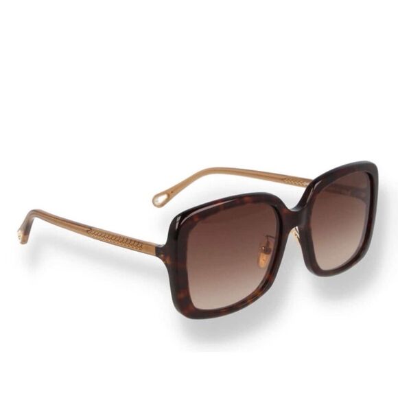 Chloe Gradient Rectangle Acetate Sunglasses, Comes with Case & Wipe, NWT - Picture 1 of 8